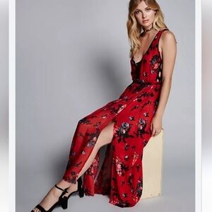 Red free people dress